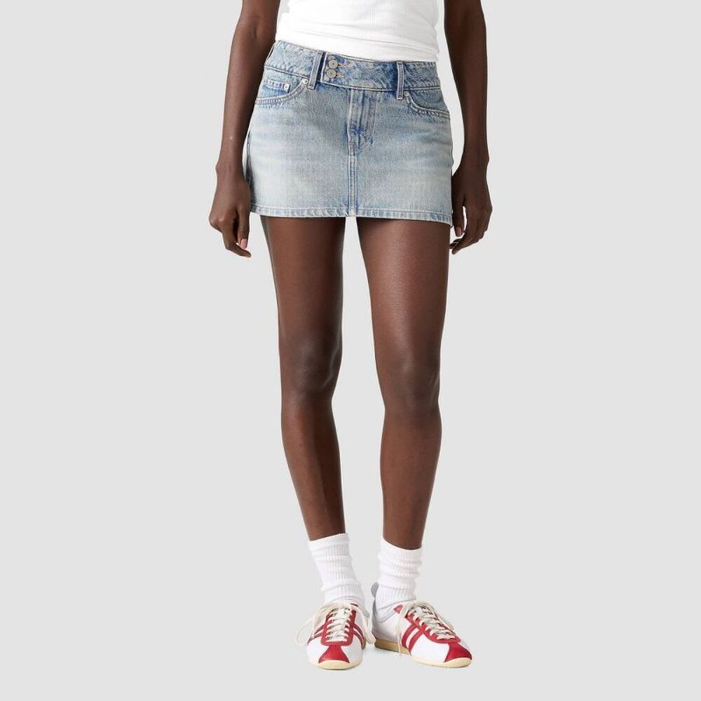 Levi's Women's Superlow Mini Skirt - Roll It Up 27